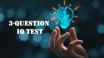 Take the 3-Question IQ Test (Cognitive Reflection Test); solve three fast puzzles, see answers, and learn why it measures reflection, not a full IQ.